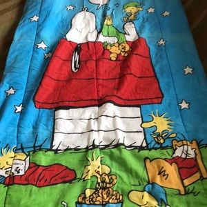 EUC VTG 1980’s Peanuts Snoopy sleeping bag